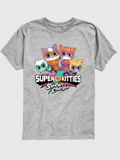 Toddler Super Kitties Logo Short Sleeve Graphic T-Shirt