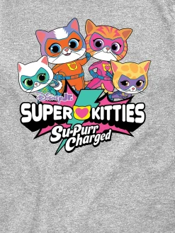 Toddler Super Kitties Logo Short Sleeve Graphic T-Shirt