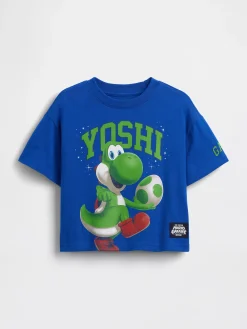 Toddler Super Mario Oversized Graphic T-Shirt
