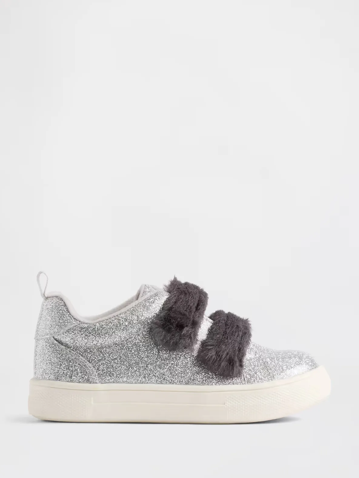 Toddler Vegan Fur Glitter Sneakers