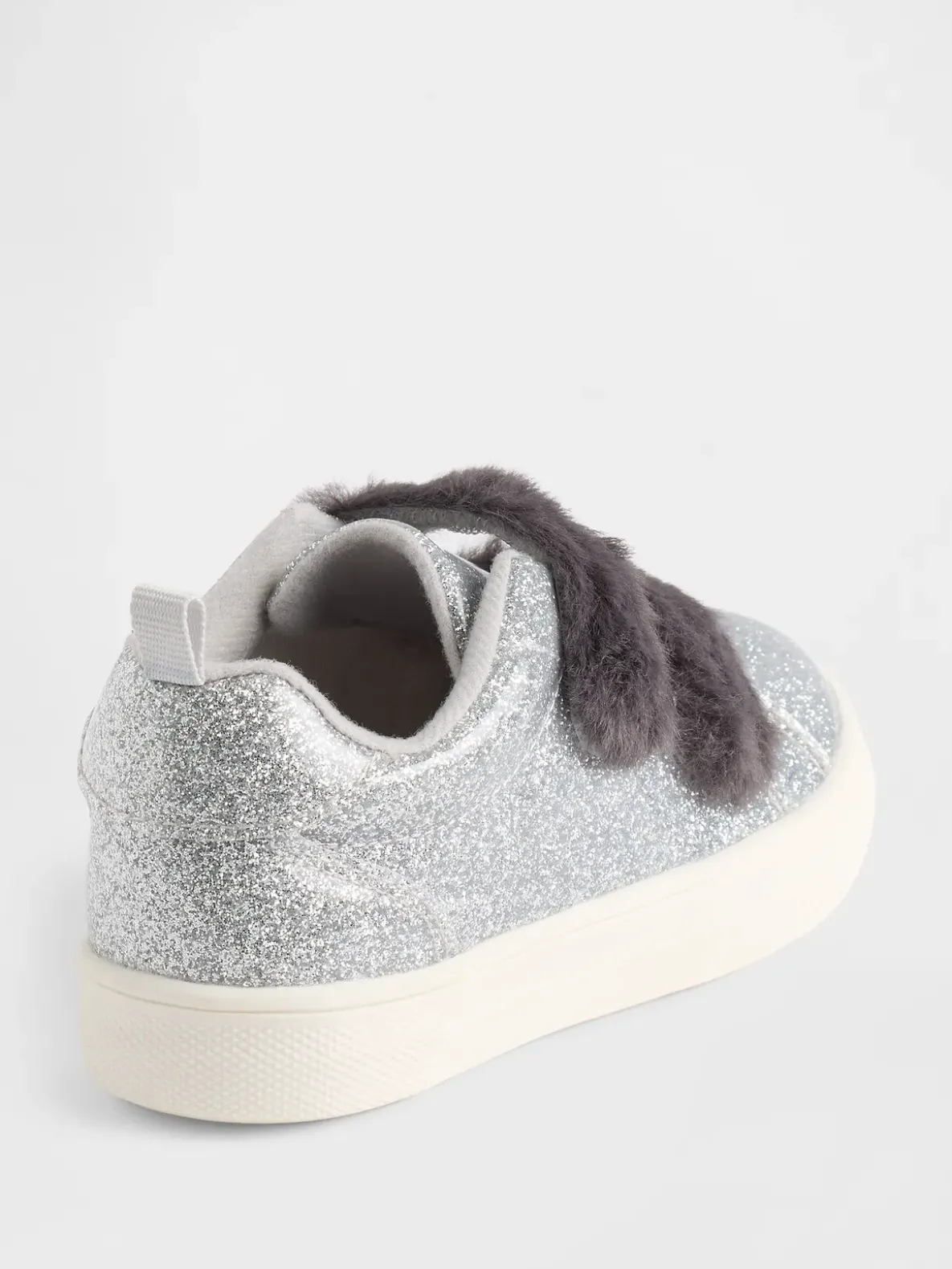 Toddler Vegan Fur Glitter Sneakers