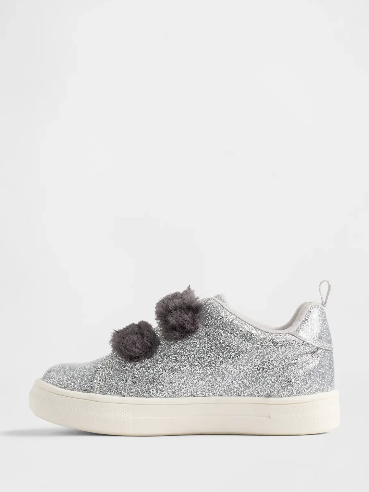 Toddler Vegan Fur Glitter Sneakers