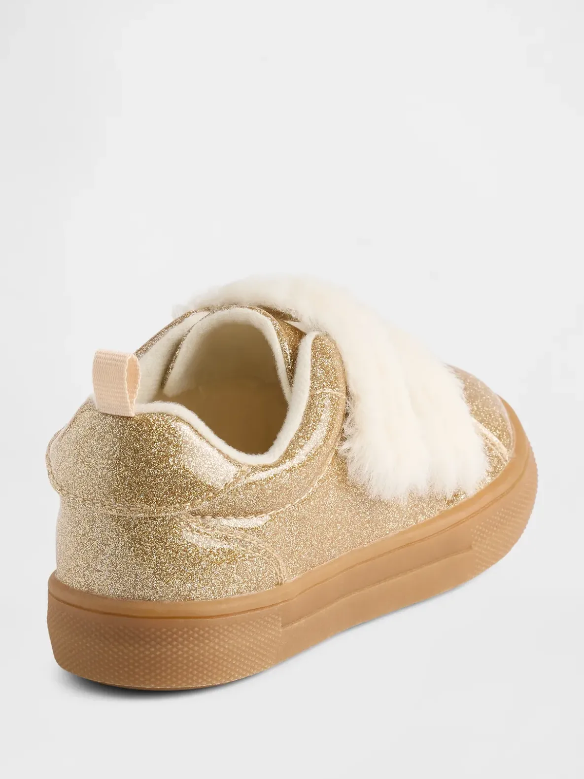 Toddler Vegan Fur Glitter Sneakers
