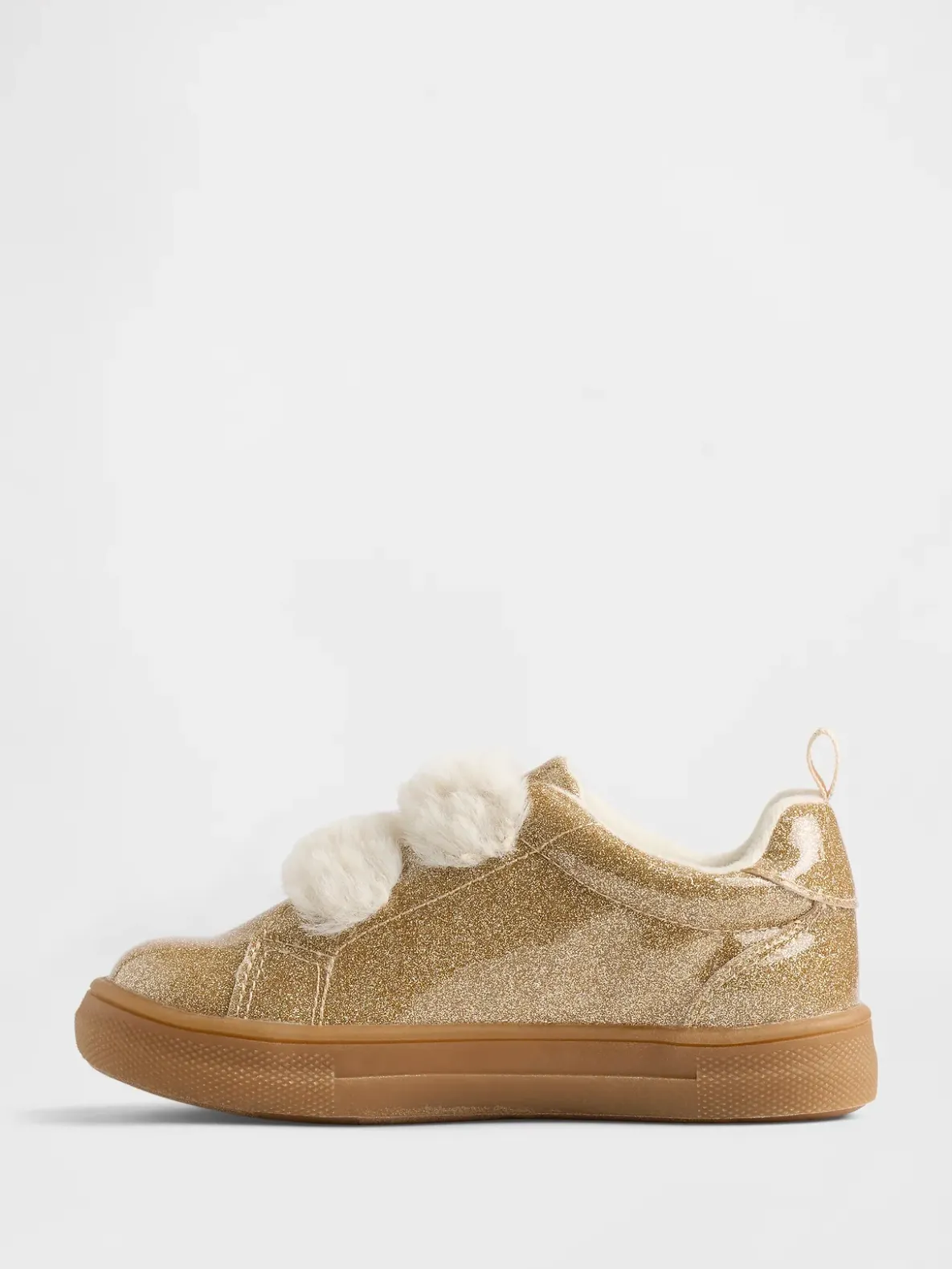 Toddler Vegan Fur Glitter Sneakers