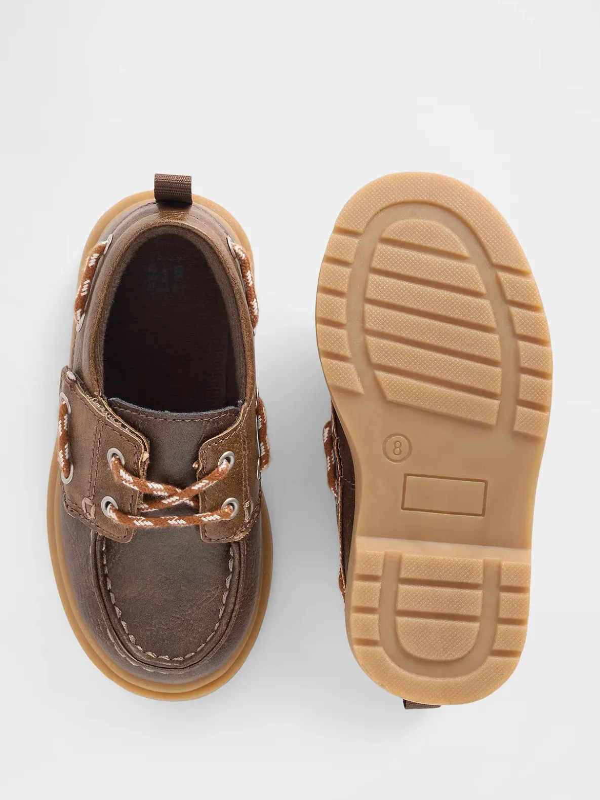 Toddler Vegan Leather Boat Shoes