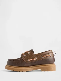 Toddler Vegan Leather Boat Shoes