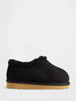 Toddler Vegan Suede Sherpa-Lined Shoes