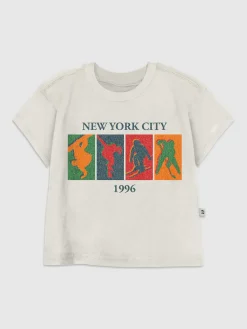 Toddler Winter Sports Vintage Graphic T-Shirt