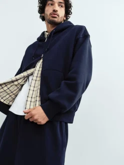 Twill Straight-Hem Shirt
