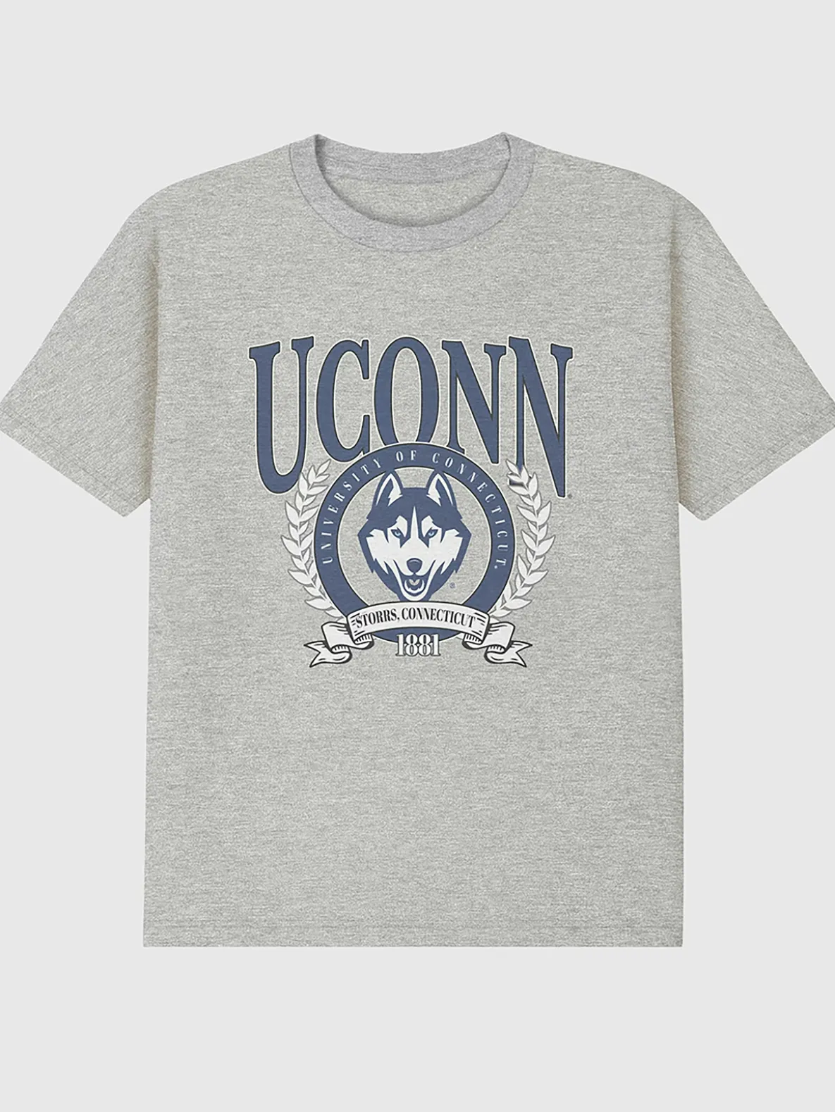UConn Laurel Crest Graphic T-Shirt