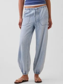 UltraSoft Denim Easy Barrel Joggers