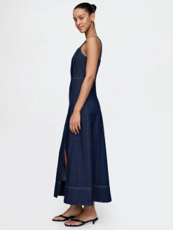 UltraSoft Denim Maxi Dress