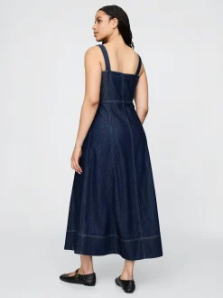 UltraSoft Denim Maxi Dress