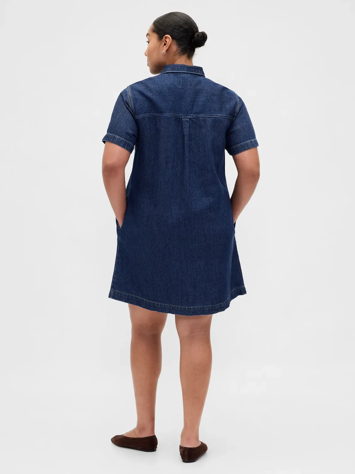 UltraSoft Denim Mini Dress