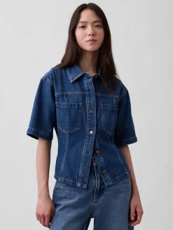 UltraSoft Denim Pocket Shirt