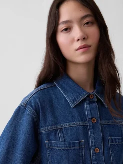 UltraSoft Denim Pocket Shirt