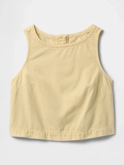 UltraSoft Denim Shell Tank Top