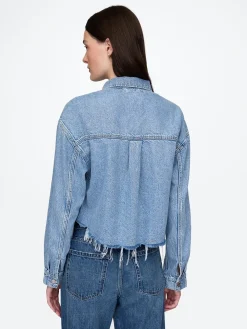 UltraSoft Icon Denim Crop Jacket