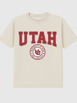 University of Utah Collegiate Seal Dark Graphic T-Shirt