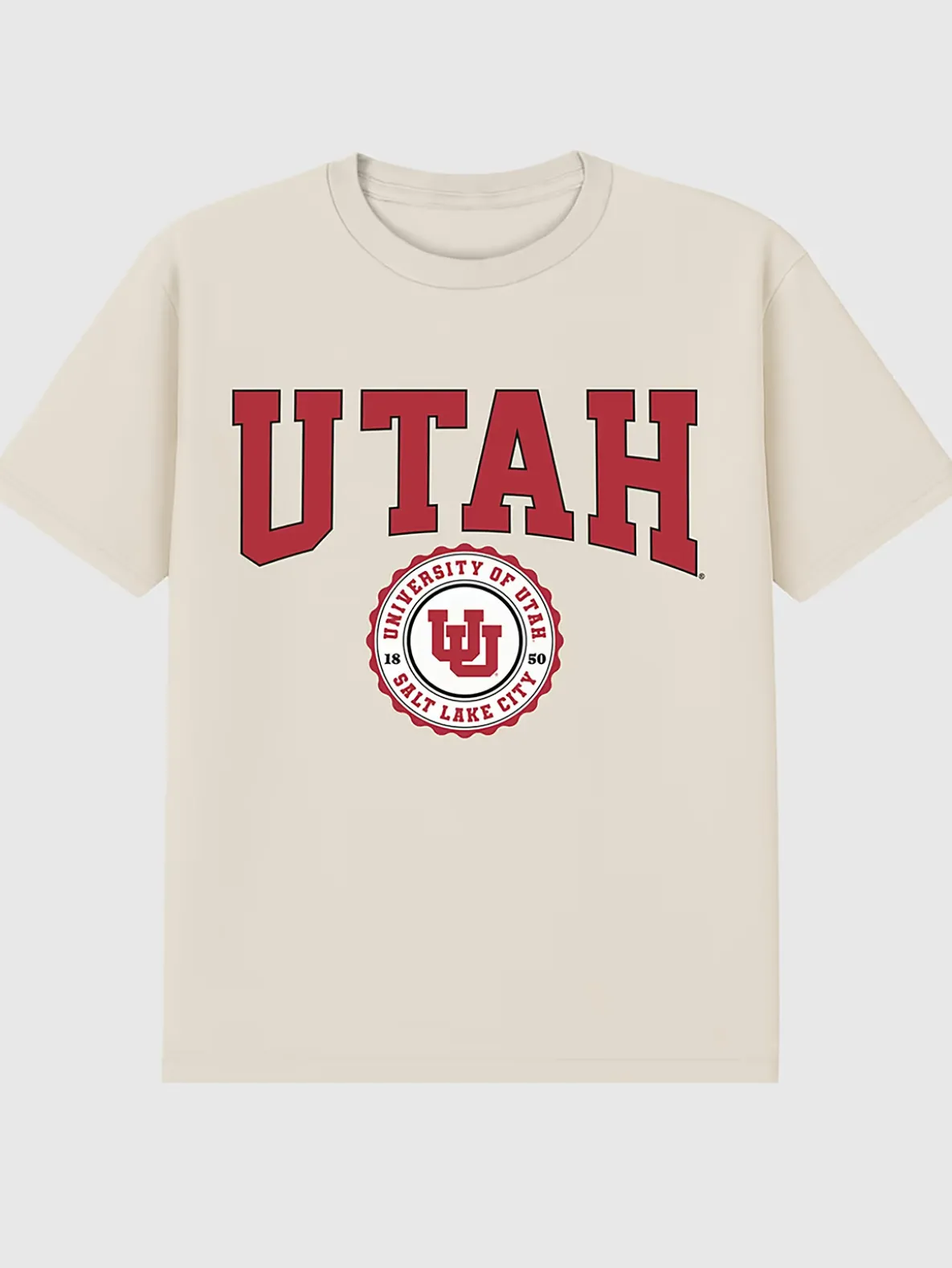 University of Utah Collegiate Seal Dark Graphic T-Shirt