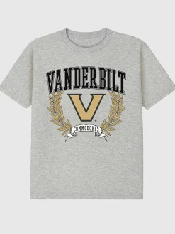 Vanderbilt University Laurels Dark Graphic T-Shirt