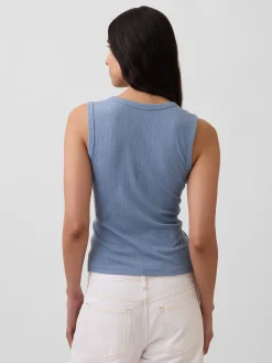 Variegated Rib Tank Top