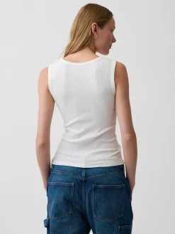 Variegated Rib Tank Top