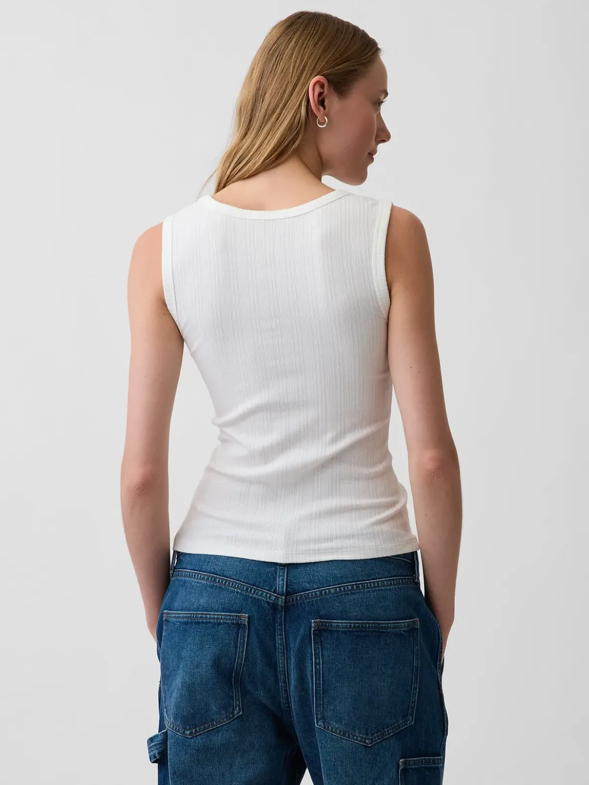Variegated Rib Tank Top