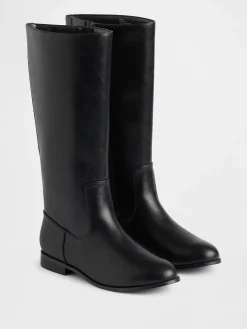 Vegan Leather Riding Boots