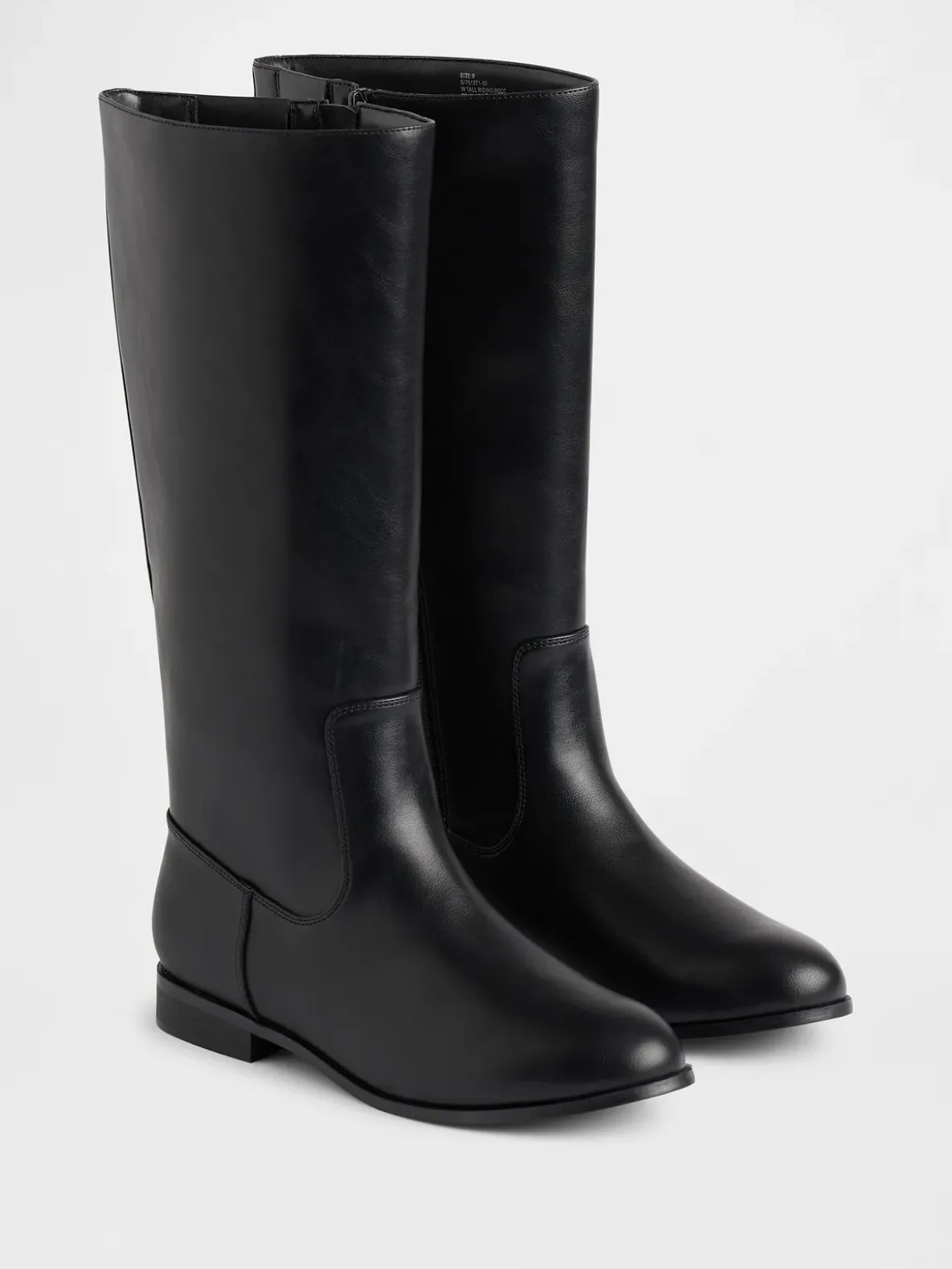 Vegan Leather Riding Boots