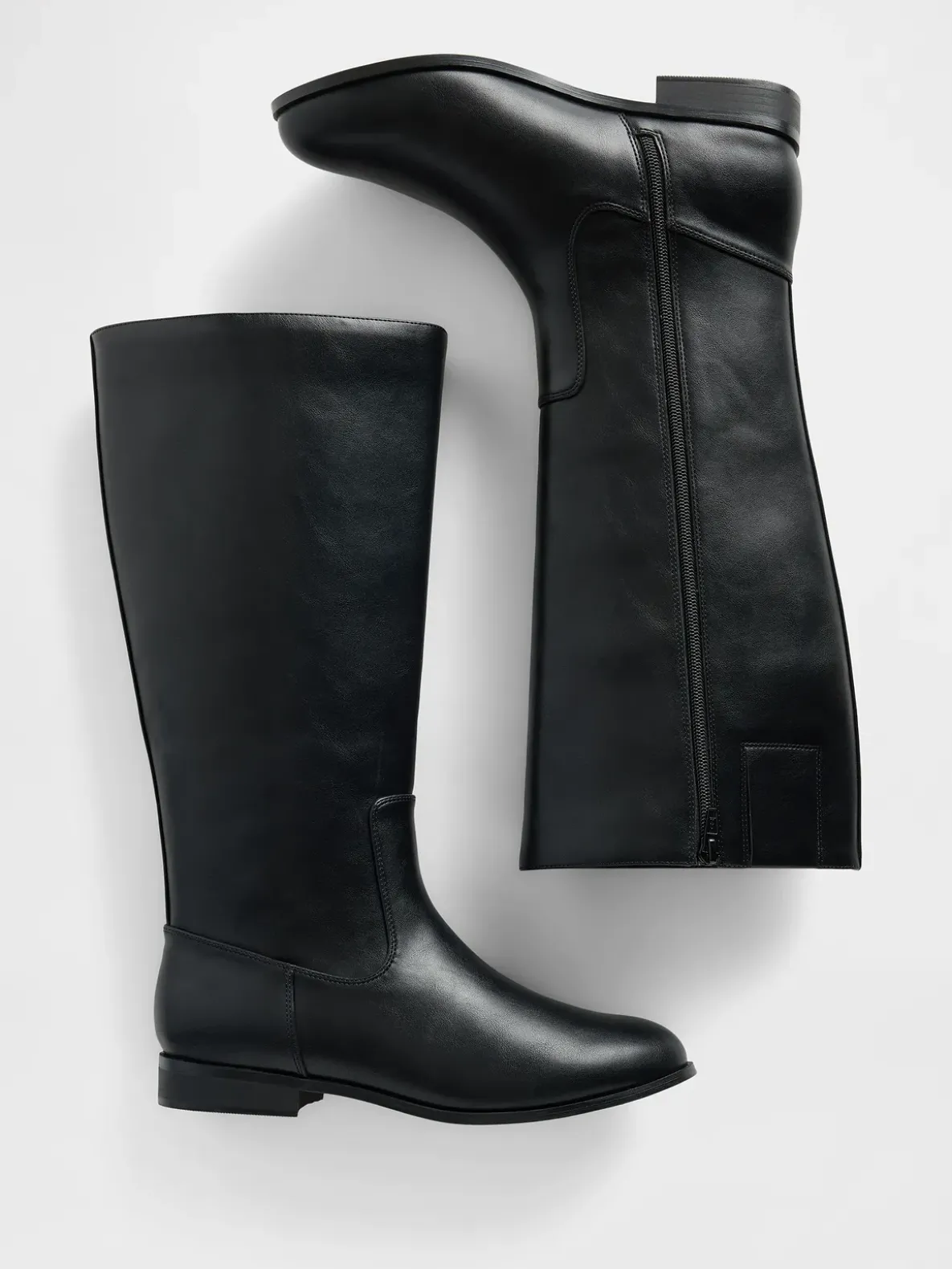 Vegan Leather Riding Boots