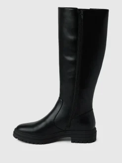 Vegan Leather Tall Boots