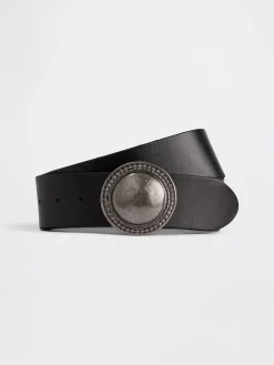 Vegan Leather Western Belt