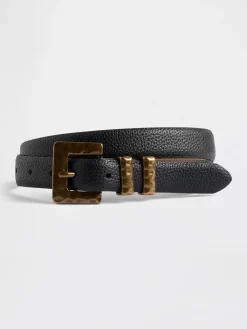 Vegan Pebble Leather Belt