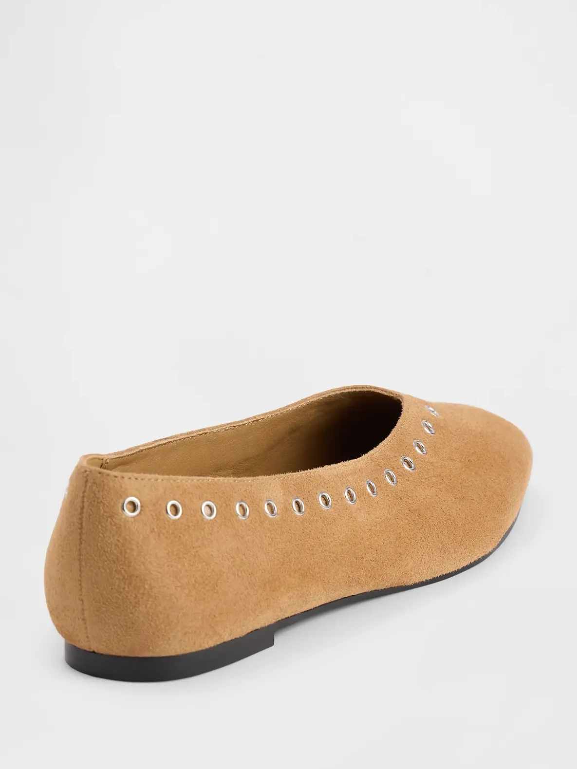 Vegan Suede Ballet Flats