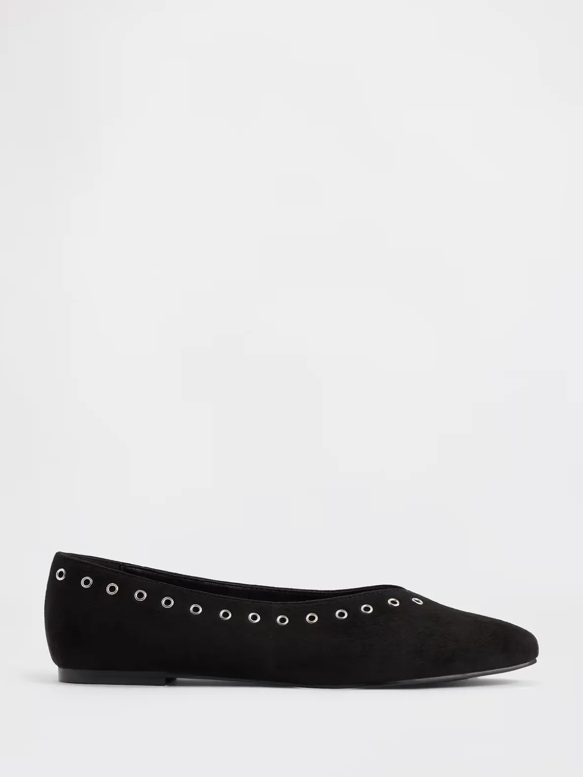 Vegan Suede Ballet Flats