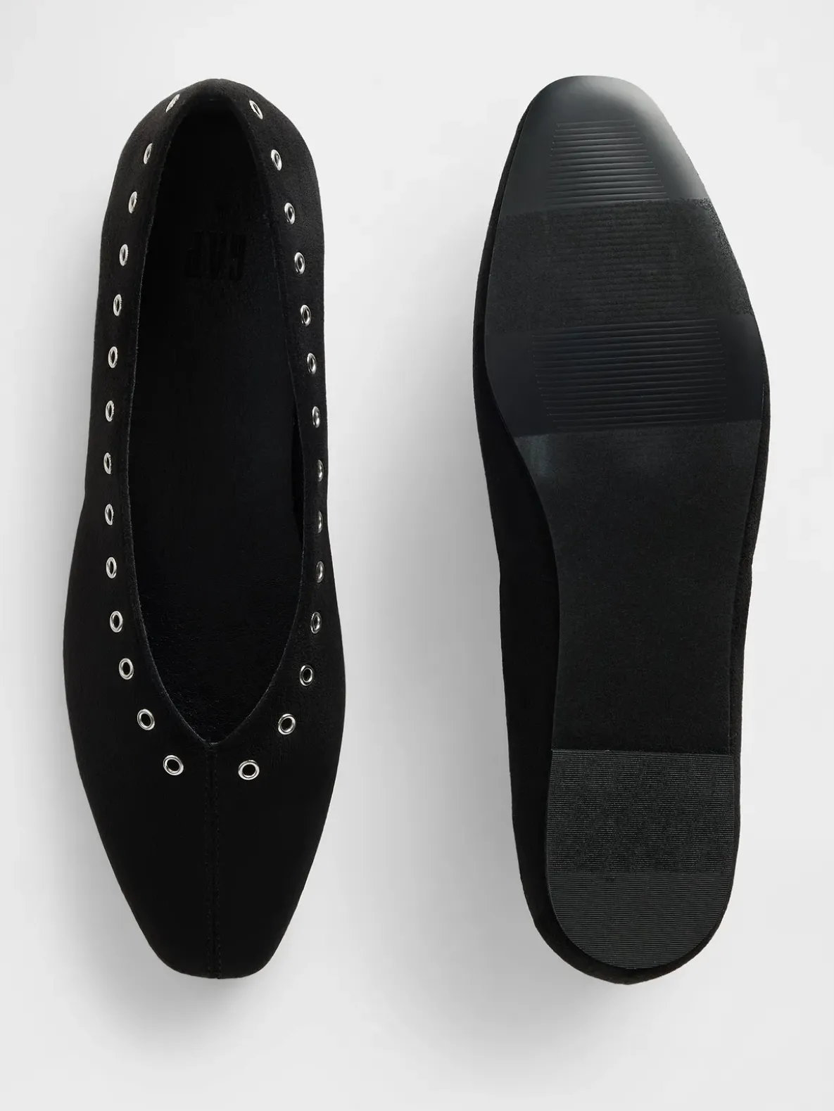 Vegan Suede Ballet Flats