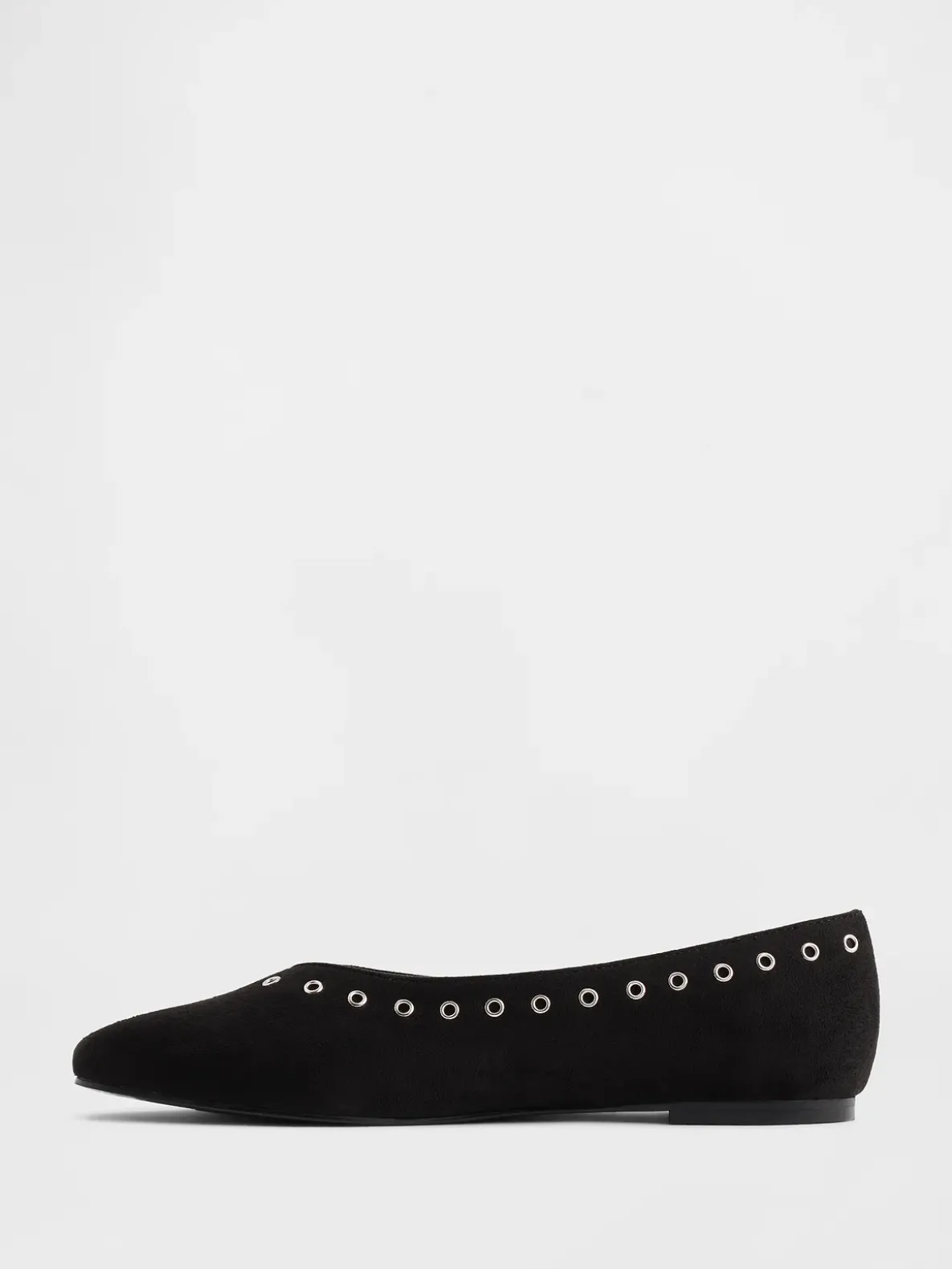 Vegan Suede Ballet Flats