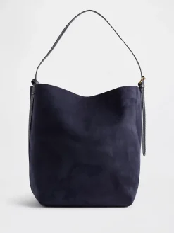 Vegan Suede Bucket Bag