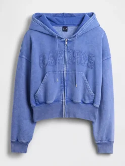 VintageSoft 1969 Logo Zip Hoodie