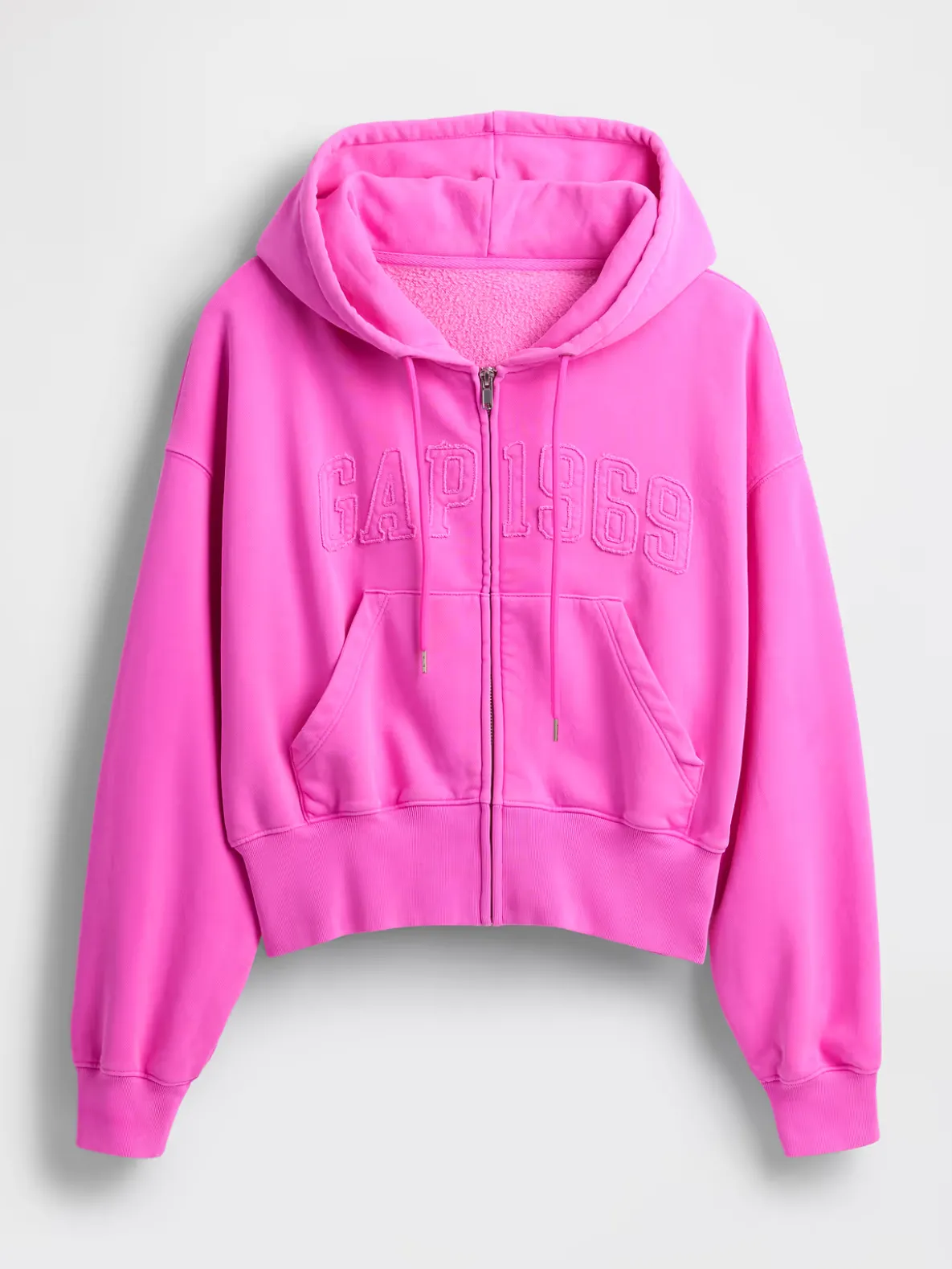 VintageSoft 1969 Logo Zip Hoodie