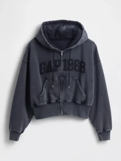 VintageSoft 1969 Logo Zip Hoodie
