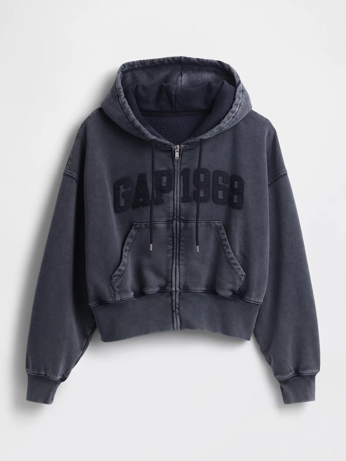 VintageSoft 1969 Logo Zip Hoodie