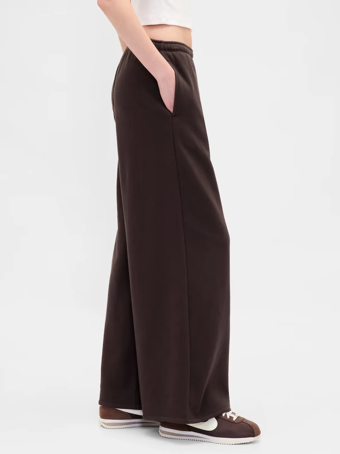 VintageSoft Baggy Wide-Leg Sweatpants