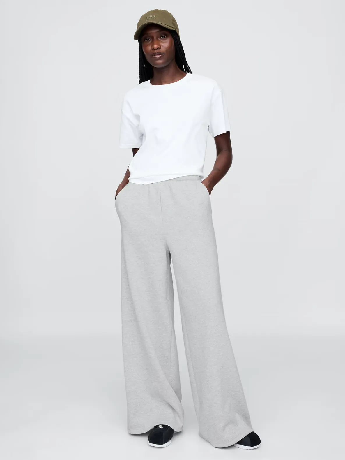 VintageSoft Baggy Wide-Leg Sweatpants