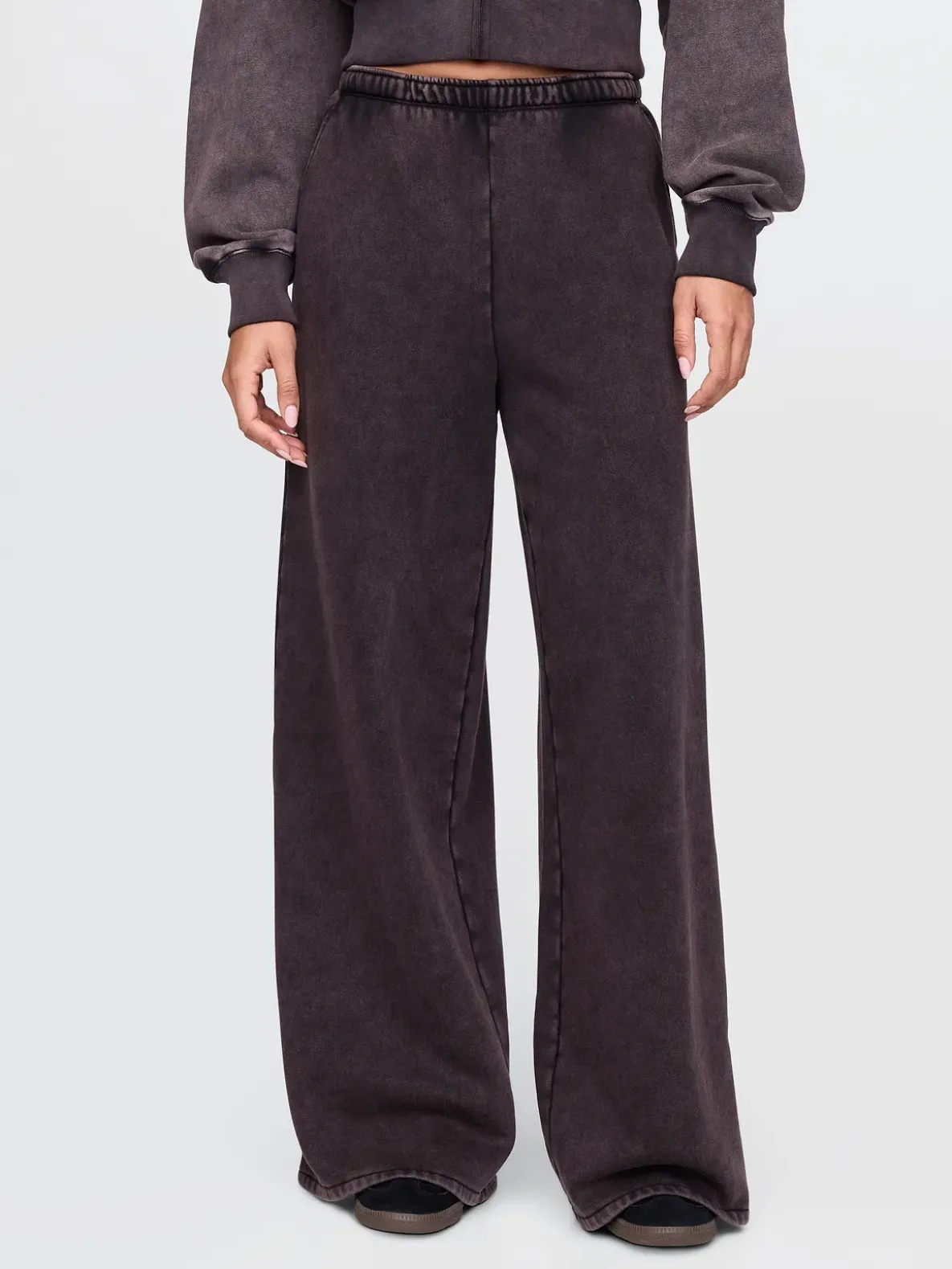 VintageSoft Baggy Wide-Leg Sweatpants