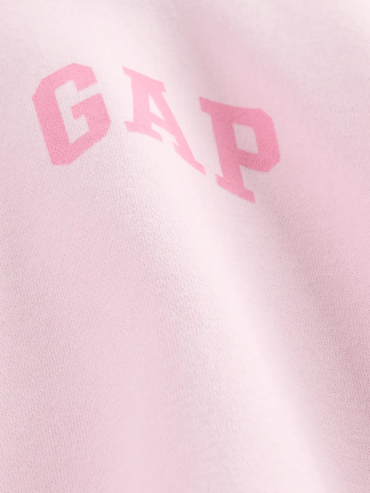 VintageSoft Crop Logo Hoodie