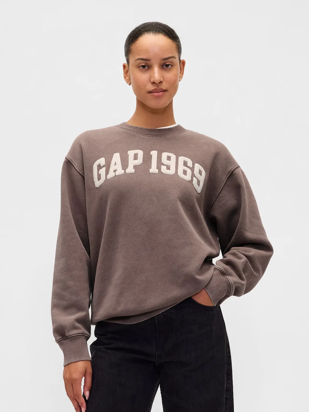 VintageSoft Gap Logo Tunic Sweatshirt