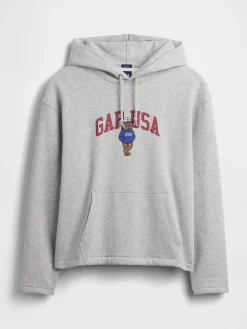 VintageSoft Oversized Americana Logo Hoodie