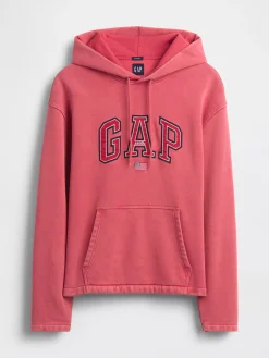 VintageSoft Oversized Americana Logo Hoodie